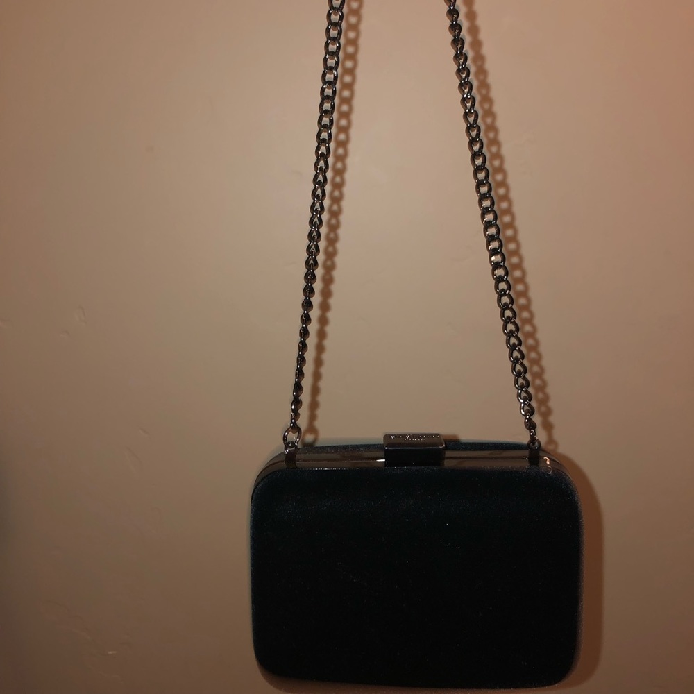 👛Giorgio Armani Black Clutch With Chain 👛